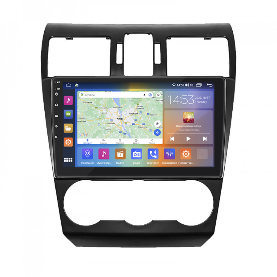 Штатная магнитола Lesko для Subaru Impreza IV Рестайлинг 2014-2016 экран 9" 4/64Gb CarPlay 4G Wi-Fi GPS Prime