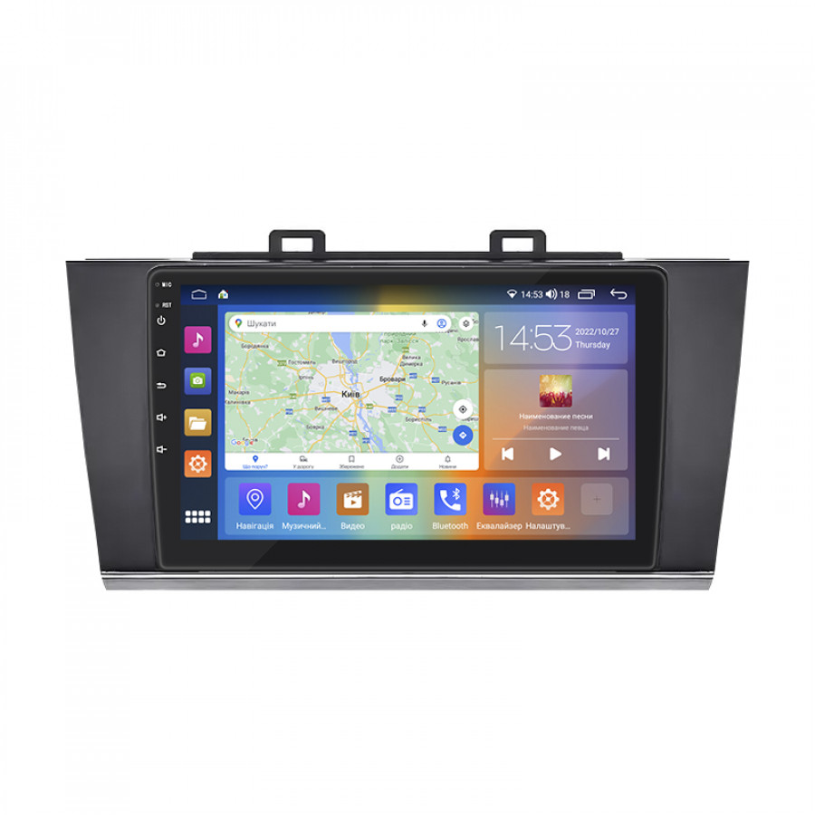 Штатная магнитола Lesko для Subaru Legacy VI 2014-2017 экран 9" 2/32Gb CarPlay 4G Wi-Fi GPS Prime