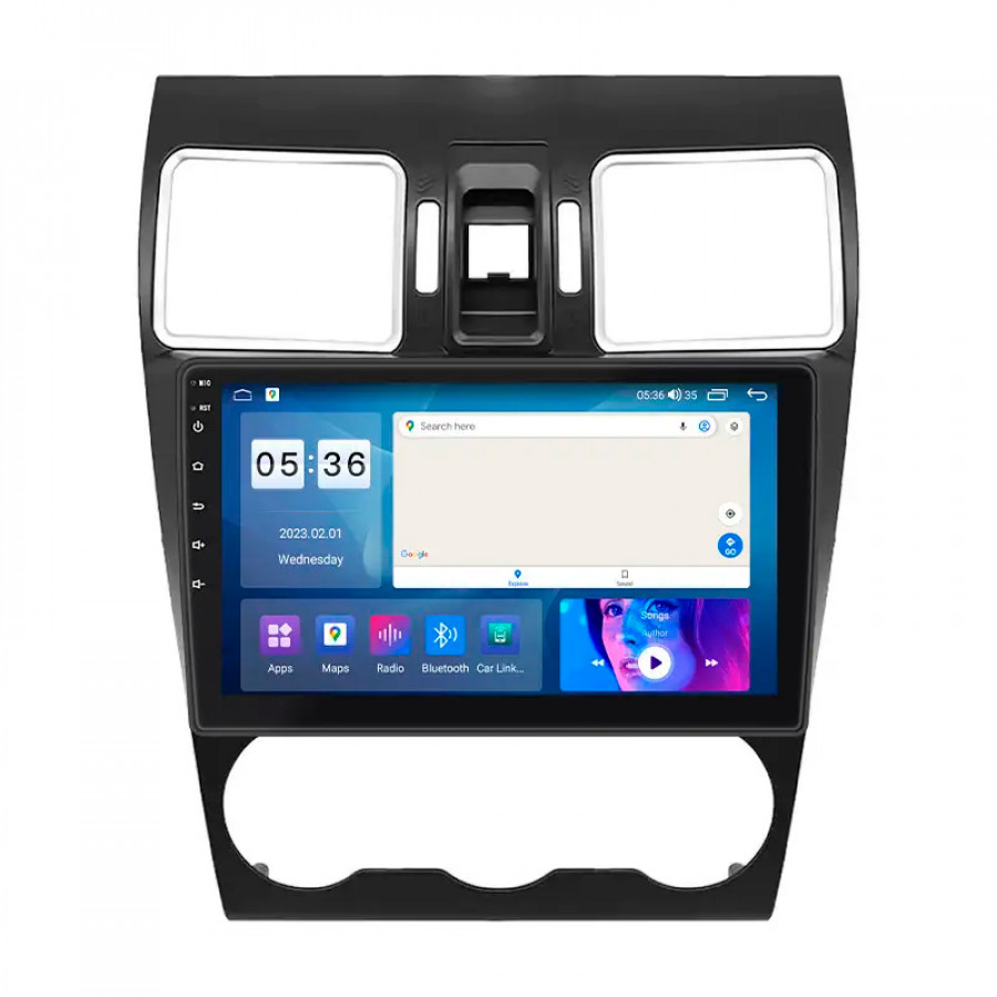 Штатная магнитола Lesko для Subaru XV I 2011-2016 экран 9" 4/64Gb CarPlay 4G Wi-Fi GPS Prime