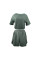 Женский комплект для дома и сна SM24107A футболка и шорты женская пижама Green S