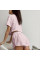 Женский комплект для дома и сна SM24107A футболка и шорты женская пижама Pink L