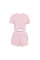 Женский комплект для дома и сна SM24107A футболка и шорты женская пижама Pink S