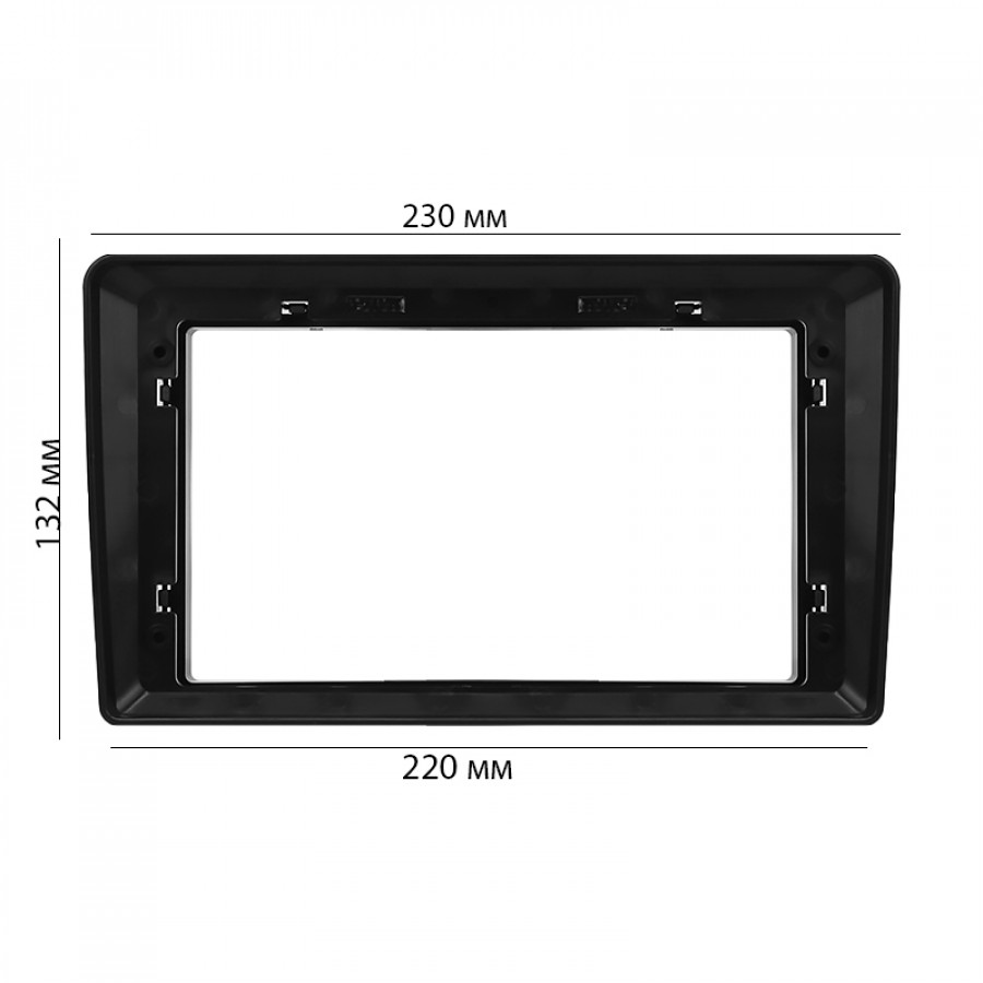 Переходная рамка Mercedes universal C-Class W203 2000-2004/W209 2002-2006/W463 98-06/W639 03-06 (BE 041N) 9" Black