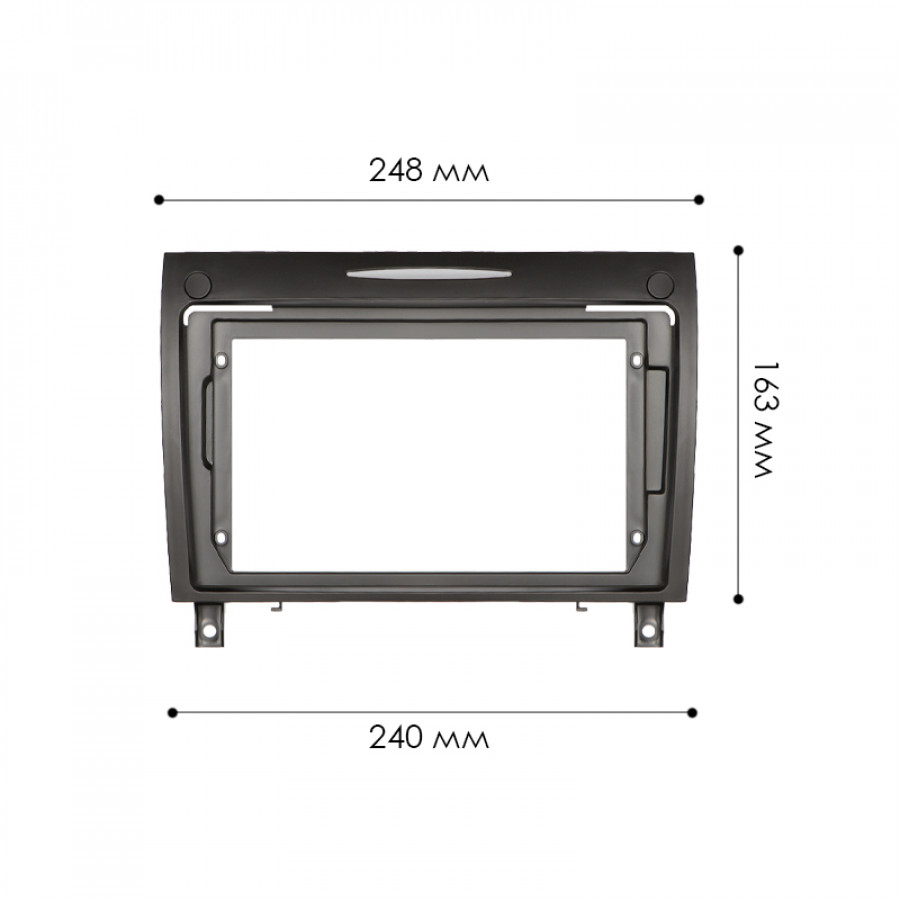 Переходная рамка Mercedes-Benz SLK-Class R171 2004-2011 (6837) 9"