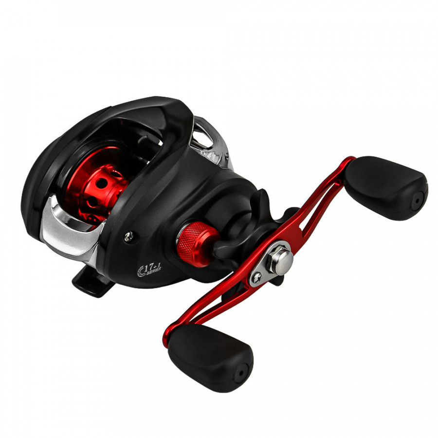 Катушка мультипликаторная Reelsking GLE 201 Black-Red Left