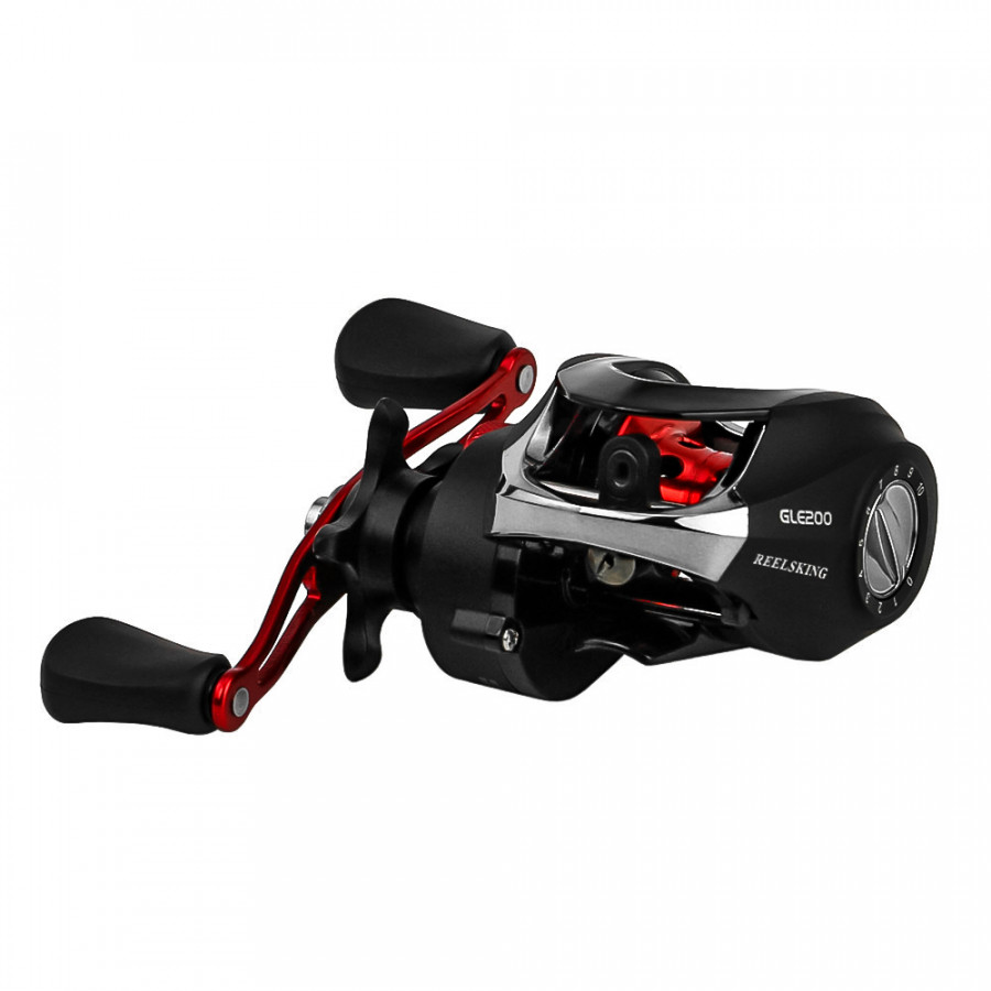 Катушка мультипликаторная Reelsking GLE 201 Black-Red Left