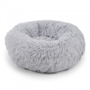 Лежак пуфик для котов собак круглый 552201 L Grey