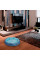 Лежак для котов собак круглый SY-2022-1208-97 Blue Owl M (50*18 см)