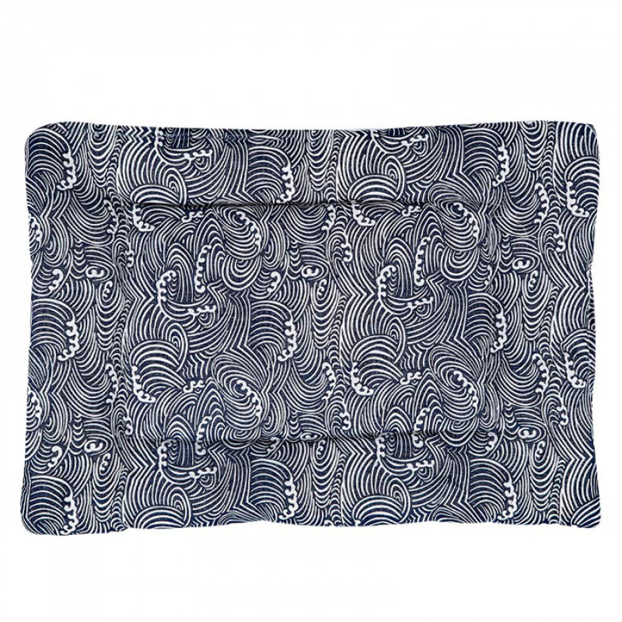 Лежак для домашнего животного для котов и собак Taotaopets 563301 Blue Waves M