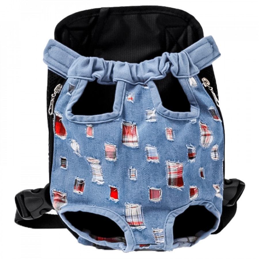 Рюкзак- кенгуру для животных DT834 Jeans ragged S