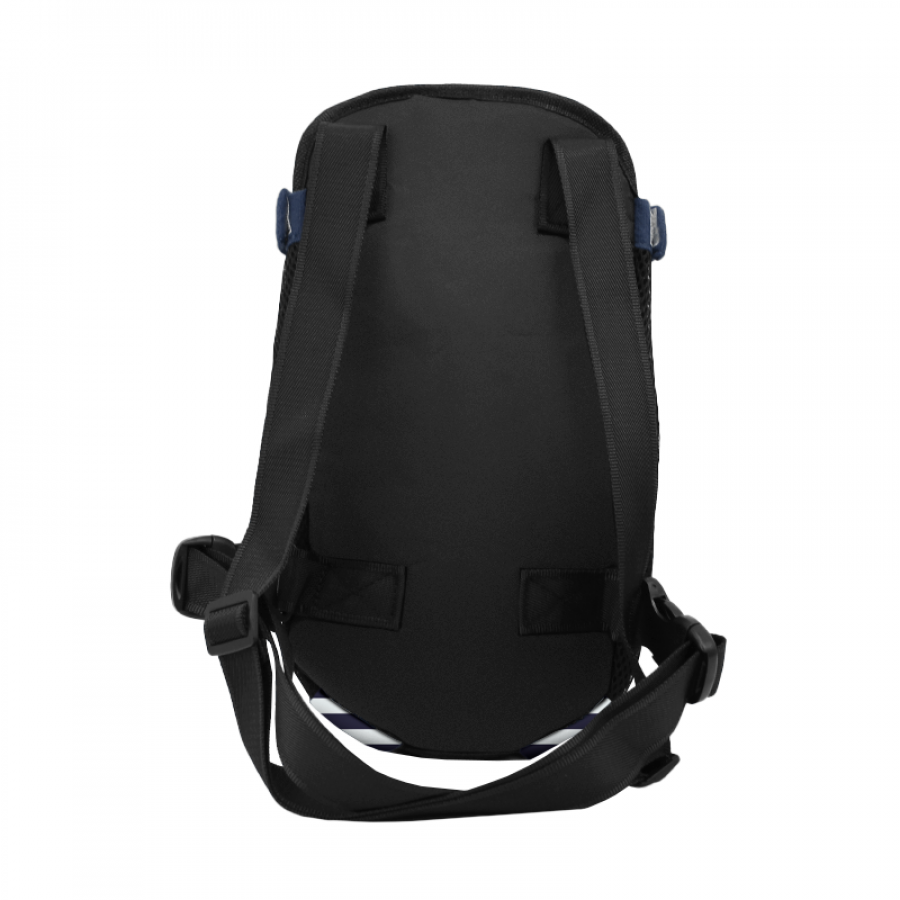 Рюкзак-кенгуру для животных DT834 Strip Dark Blue + White L
