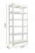 Стелаж металевий 222x110x50, 6 полиць (сірий)