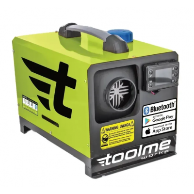 Дизельний автономний обігрівач 9 кВт TOOLME TM188 (230V/12V/24V) керування Bluetooth (Android / iOS) + пульт ДК