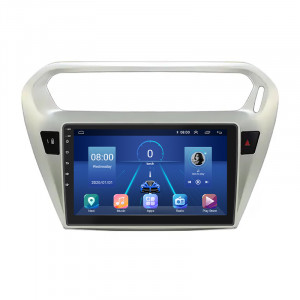 Штатная магнитола Lesko для Citroen C-Elysee I 2012-2016 экран 9" 4/64Gb 4G Wi-Fi GPS Top