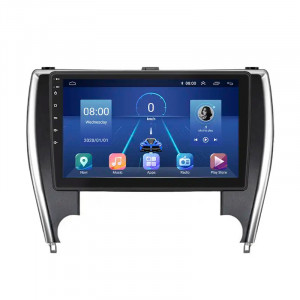 Штатная магнитола Lesko для Toyota Camry (USA) VII (XV50) Рестайлинг 2015-2017 экран 10" 2/32Gb 4G Wi-Fi GPS Top
