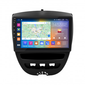 Штатная магнитола Lesko для Citroen C1 I Рестайлинг 2008-2012 экран 10" 2/32Gb CarPlay 4G Wi-Fi GPS Prime