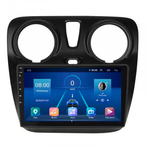 Штатная магнитола Lesko для Renault Sandero II ver 3 2013-2018 экран 9" 4/64Gb 4G Wi-Fi GPS Top