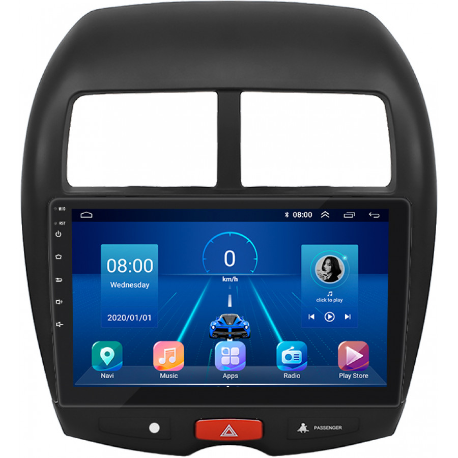 Штатная магнитола Lesko для Citroen C4 Aircross  2012-2017 экран 10" 2/32Gb 4G Wi-Fi GPS Top
