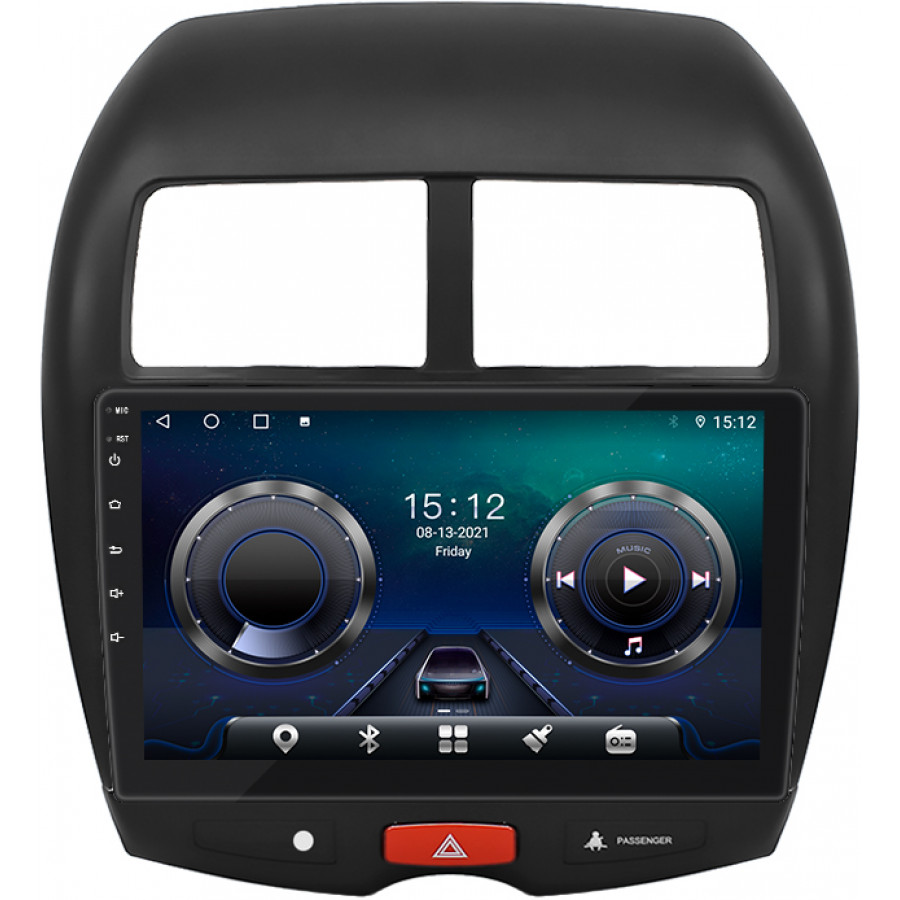 Штатная магнитола Lesko для Citroen C4 Aircross  2012-2017 экран 10" 4/32Gb 4G Wi-Fi GPS Top
