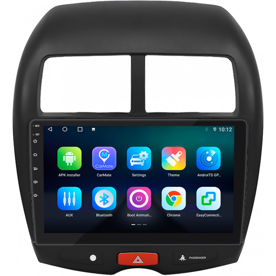 Штатная магнитола Lesko для Citroen C4 Aircross  2012-2017 экран 10" 4/32Gb 4G Wi-Fi GPS Top