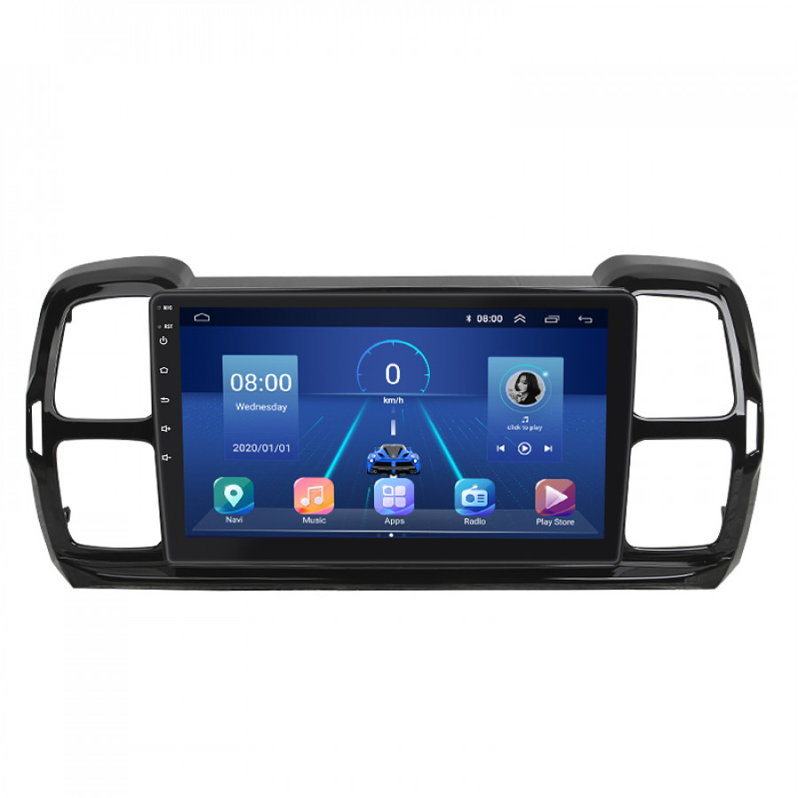 Штатная магнитола Lesko для Citroen C5 Aircross I 2018-н.в. экран 9" 6/128Gb 4G Wi-Fi GPS Top