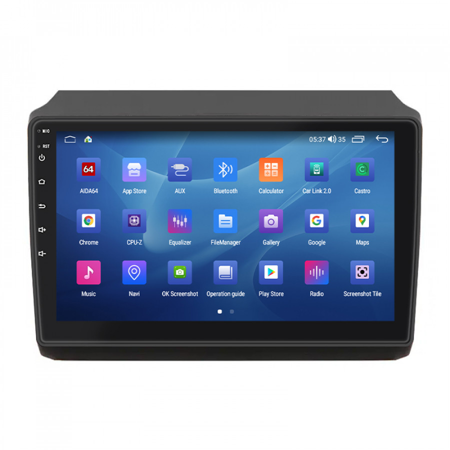 Штатная магнитола Lesko для Citroen Jumper II Рестайлинг 2011-н.в. экран 9" 2/32Gb CarPlay 4G Wi-Fi GPS Prime
