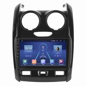 Штатная магнитола Lesko для Dacia Duster II 2017-2021 экран 9" 2/32Gb 4G Wi-Fi GPS Top