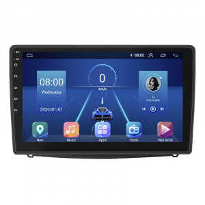 Штатная магнитола Lesko для Fiat 500L I 2012-2017 экран 10" 2/32Gb 4G Wi-Fi GPS Top