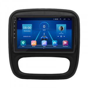 Штатная магнитола Lesko для Opel Vivaro B 2014-2018 экран 9" 6/128Gb 4G Wi-Fi GPS Top