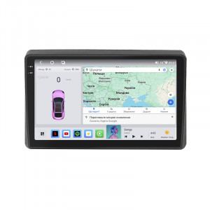 Штатная магнитола Lesko для Renault Master  2019-н.в. экран 10" 4/64 QLED CarPlay 4G Wi-Fi GPS 360 Prime