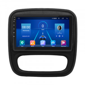 Штатная магнитола Lesko для Renault Trafic III 2014-2021 экран 9" 4/64Gb 4G Wi-Fi GPS Top