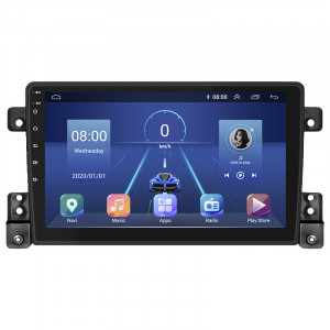 Штатная магнитола Lesko для Suzuki Grand Vitara III 2005-2008 экран 9" 4/64Gb 4G Wi-Fi GPS Top