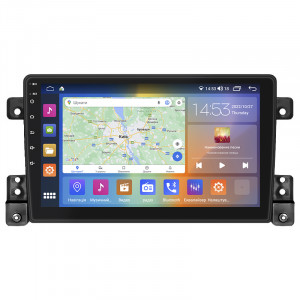 Штатная магнитола Lesko для Suzuki Grand Vitara III Рестайлинг 2008-2012 экран 9" 4/64Gb CarPlay 4G Wi-Fi GPS Prime