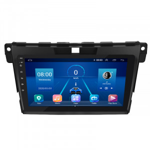 Штатная магнитола Lesko для Mazda CX-7 I Рестайлинг 2009-2012 экран 9" 4/32Gb 4G Wi-Fi GPS Top