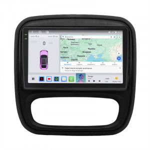 Штатная магнитола Lesko для Nissan NV300  2016-н.в. экран 9" 4/64 QLED CarPlay 4G Wi-Fi GPS 360 Prime