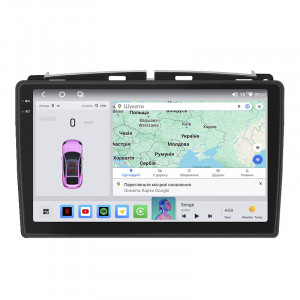 Штатная магнитола Lesko для Fiat 500 II Рестайлинг 2015-н.в. экран 9" 4/64 QLED CarPlay 4G Wi-Fi GPS 360 Prime