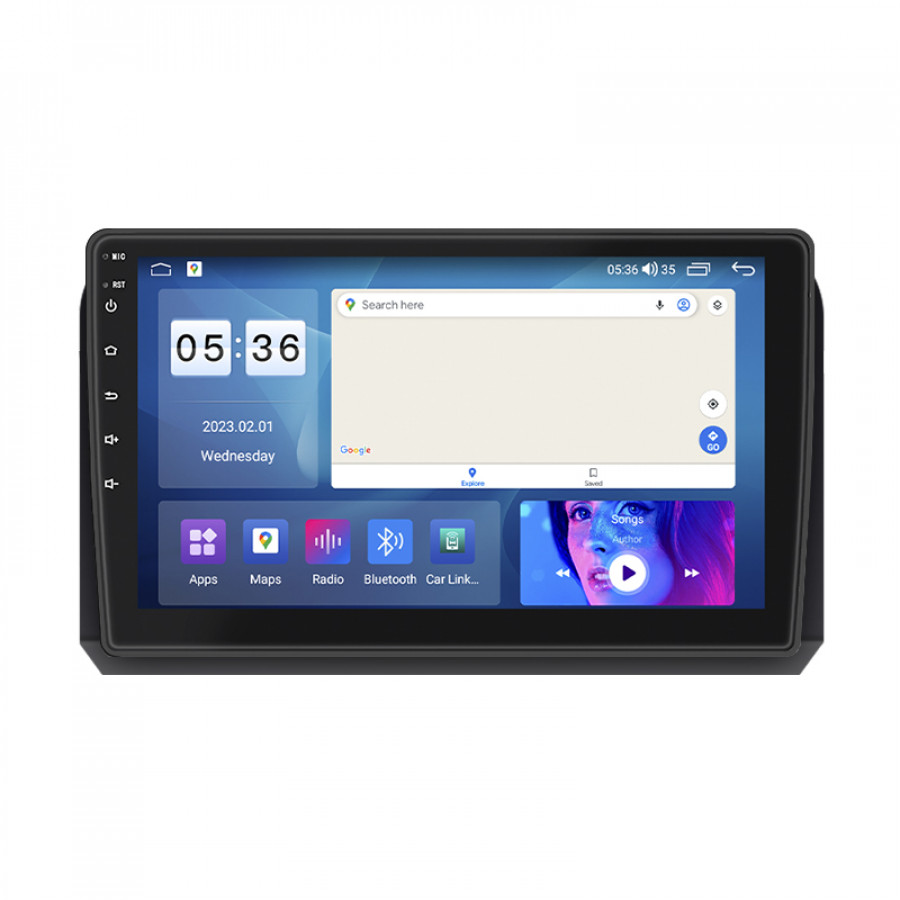 Штатная магнитола Lesko для Fiat Croma II 2005-2008 экран 9" 4/64Gb CarPlay 4G Wi-Fi GPS Prime