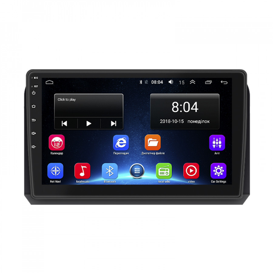 Штатная магнитола Lesko для Fiat Croma II Рестайлинг 2008-2011 экран 9" 2/32Gb Wi-Fi GPS Base