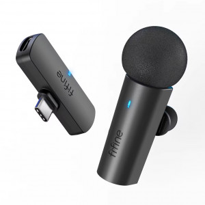 Мікрофон петличний бездротовий Fifine M6 black