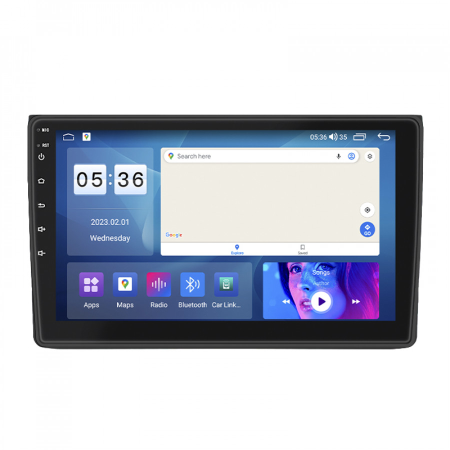 Штатная магнитола Lesko для Fiat Ducato II 2006-2011 экран 9" 2/32Gb CarPlay 4G Wi-Fi GPS Prime