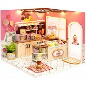 Кукольный дом конструктор DIY Cute Room H-023 Магазин мороженого Счастье