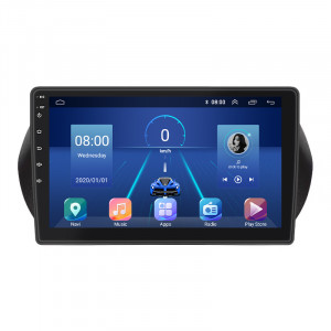 Штатная магнитола Lesko для Fiat Qubo I Рестайлинг 2016-2019 экран 10" 2/32Gb 4G Wi-Fi GPS Top