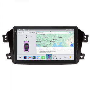 Штатная магнитола Lesko для Geely Emgrand X7 I 2011-2016 экран 9" 4/64 QLED CarPlay 4G Wi-Fi GPS 360 Prime