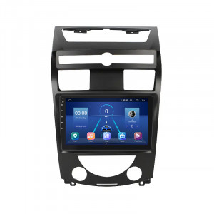 Штатная магнитола Lesko для SsangYong Rexton II ver 2 2006-2012 экран 10" 2/32Gb 4G Wi-Fi GPS Top