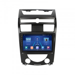 Штатная магнитола Lesko для SsangYong Rexton II ver 2 2006-2012 экран 10" 6/128Gb 4G Wi-Fi GPS Top