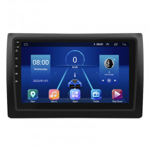 Штатная магнитола Lesko для Fiat Stilo  2001-2007 экран 9" 2/32Gb 4G Wi-Fi GPS Top