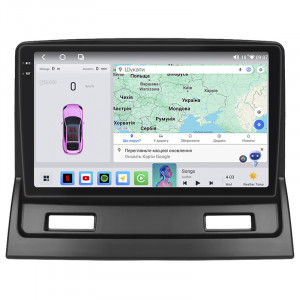 Штатная магнитола Lesko для Mitsubishi Galant IX 2003-2006 экран 9" 4/64 QLED CarPlay 4G Wi-Fi GPS 360 Prime