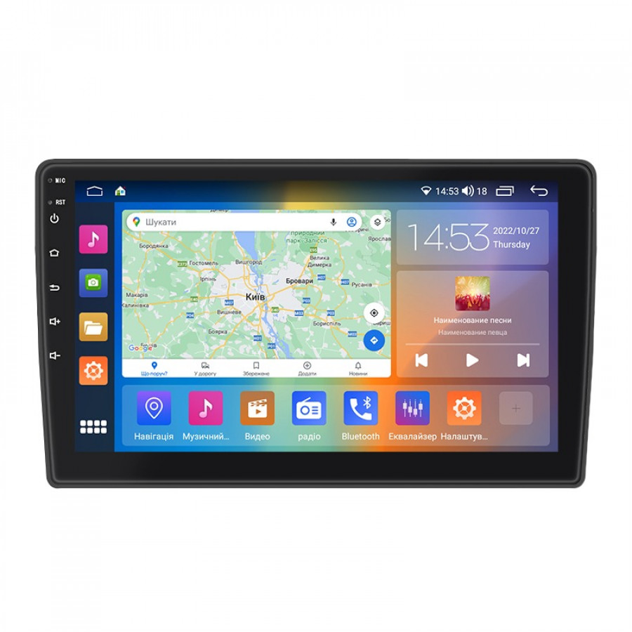 Штатная магнитола Lesko для Ford C-MAX I Рестайлинг 2007-2010 экран 9" 2/32Gb CarPlay 4G Wi-Fi GPS Prime