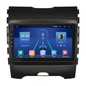 Штатная магнитола Lesko для Ford Edge II 2015-2018 экран 9" 4/64Gb 4G Wi-Fi GPS Top