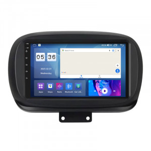Штатная магнитола Lesko для Fiat 500X I 2014-2018 экран 9" 2/32Gb CarPlay 4G Wi-Fi GPS Prime